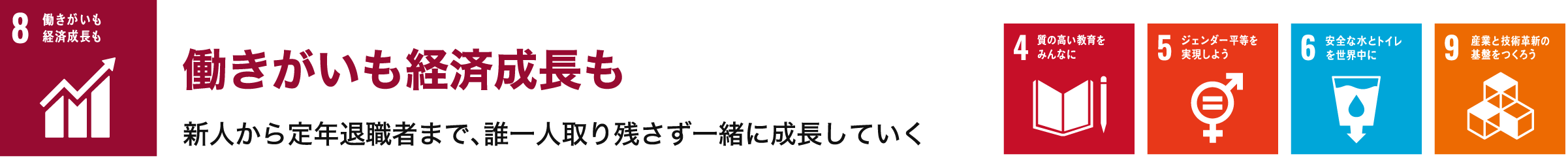 働きがいも経済成長も