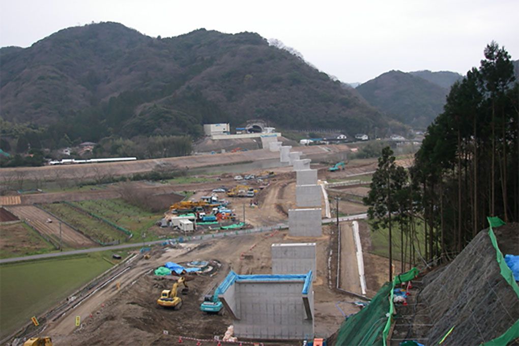 山陰自動車道神戸川（下部工）工事