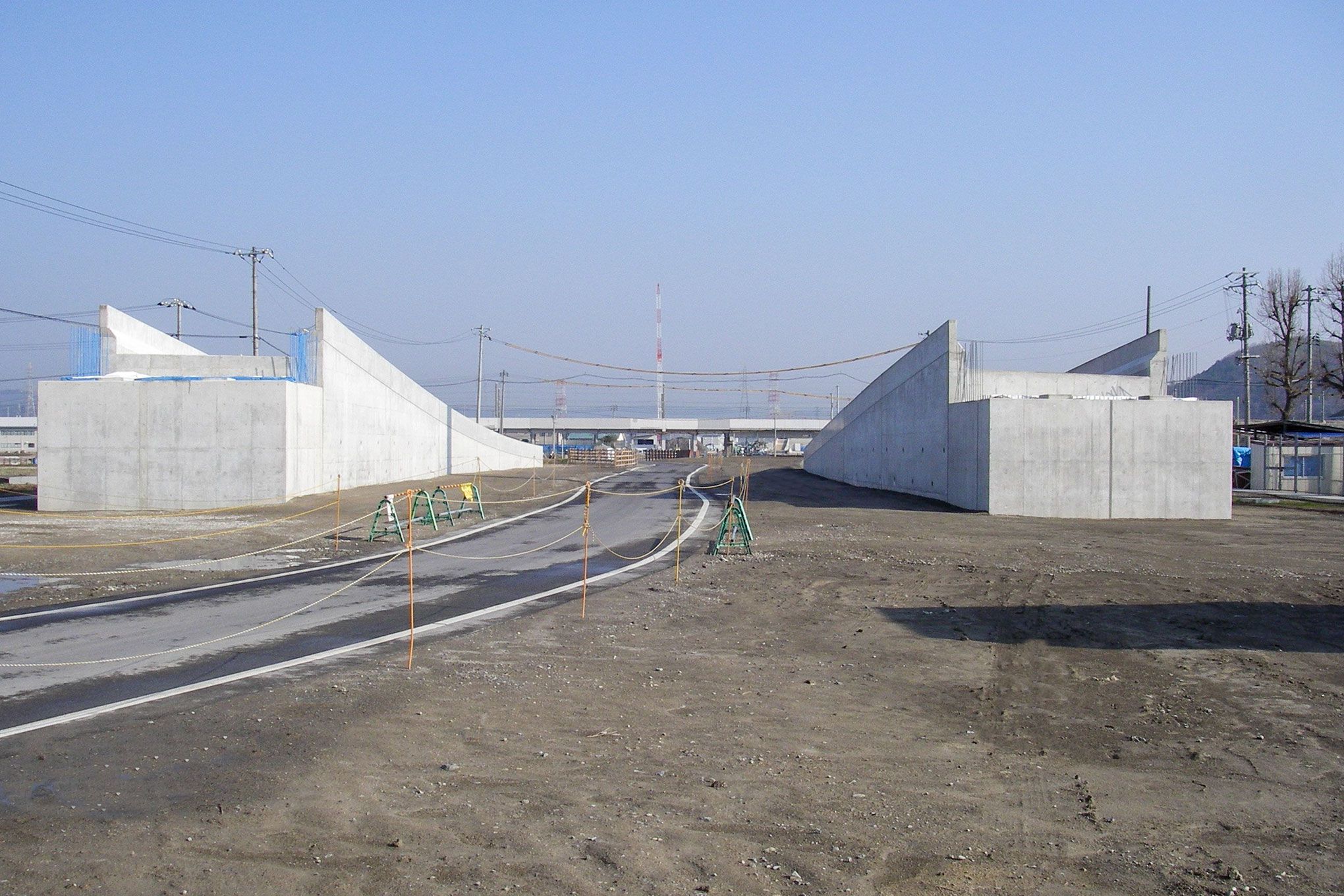岡山西バイパス日吉地区構造物工事