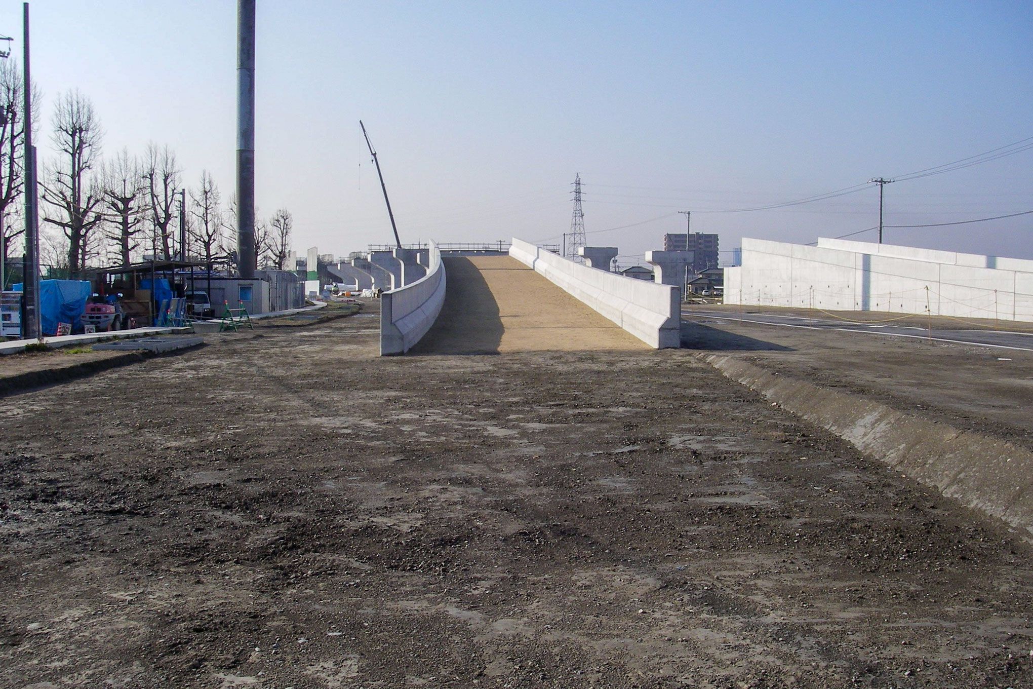 岡山西バイパス日吉地区構造物工事