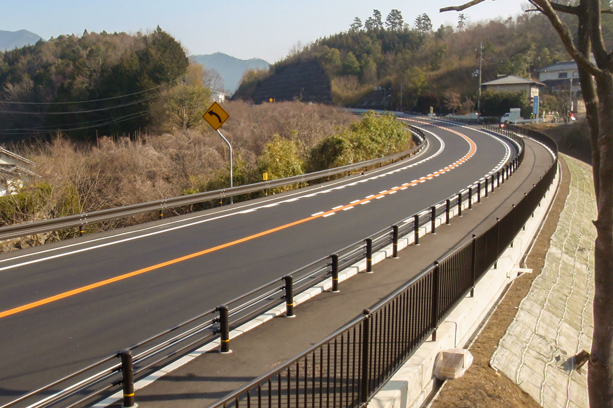 国道53号高円地区歩道整備工事