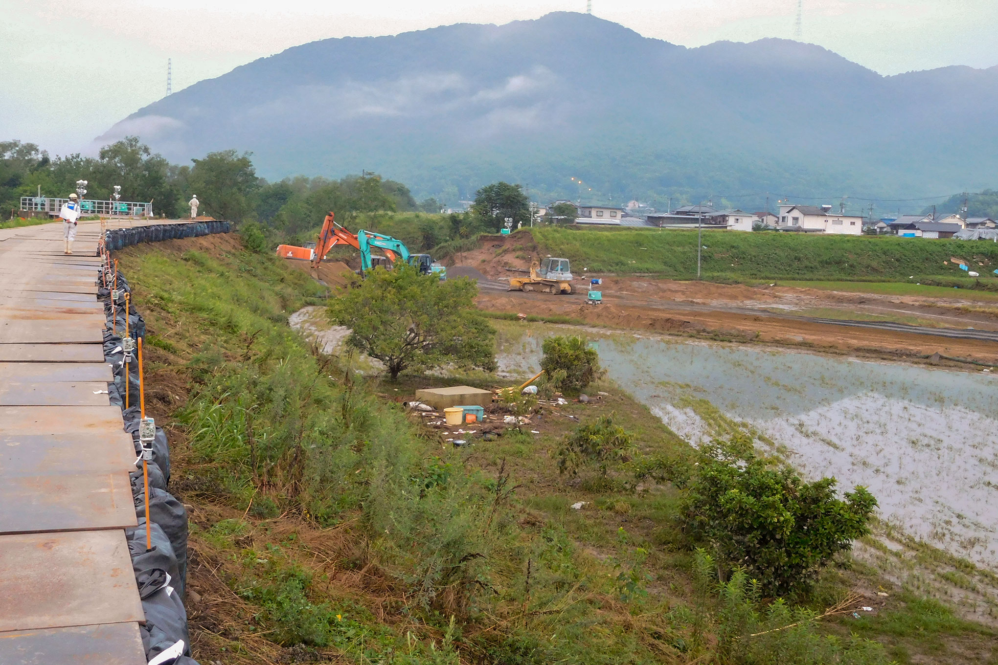 小田川緊急復旧