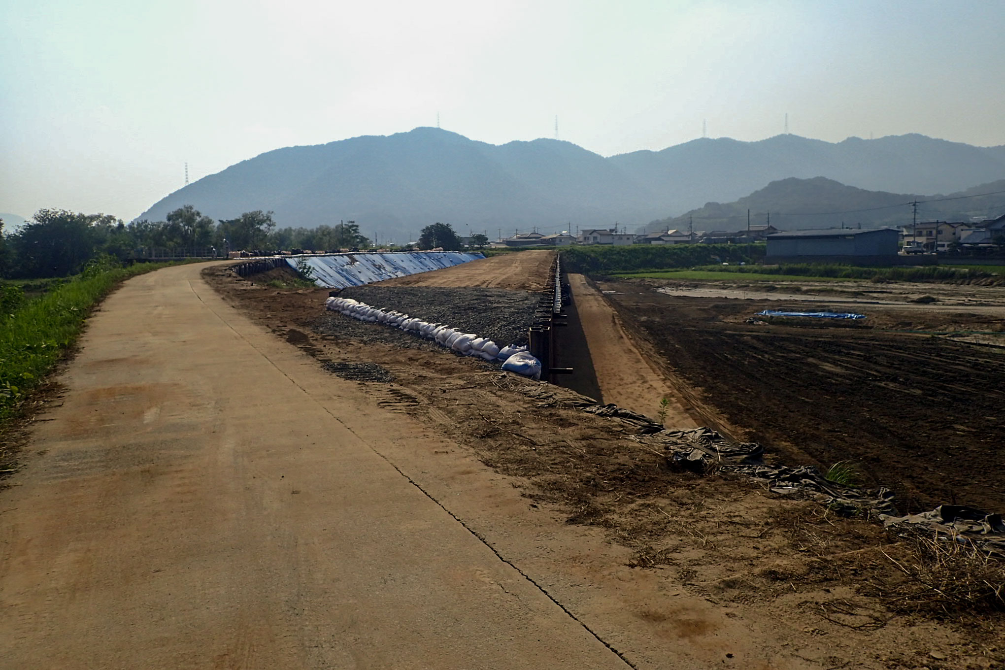 小田川緊急復旧