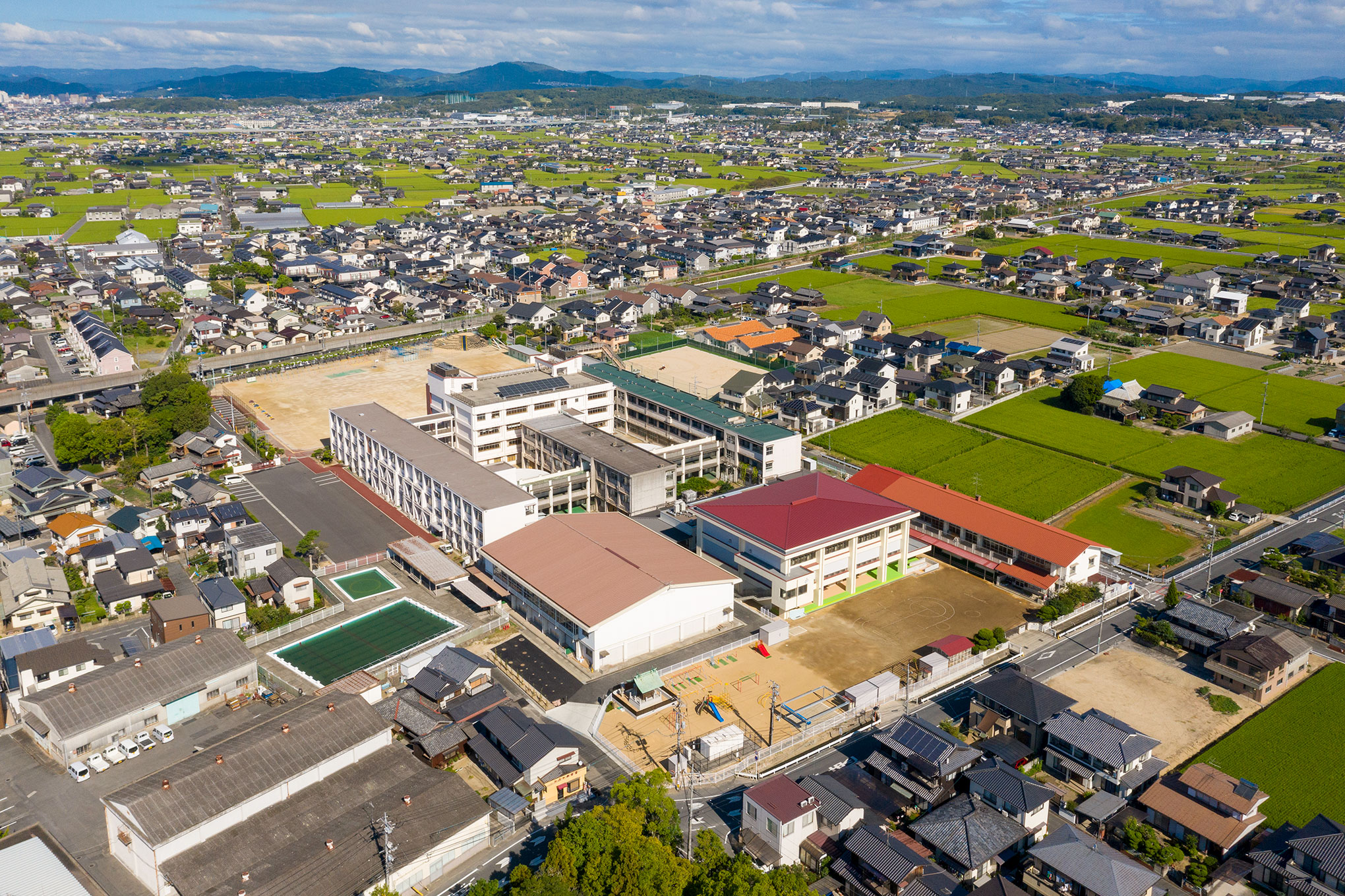 倉敷市立茶屋町小・東幼稚園複合施設ほか工事